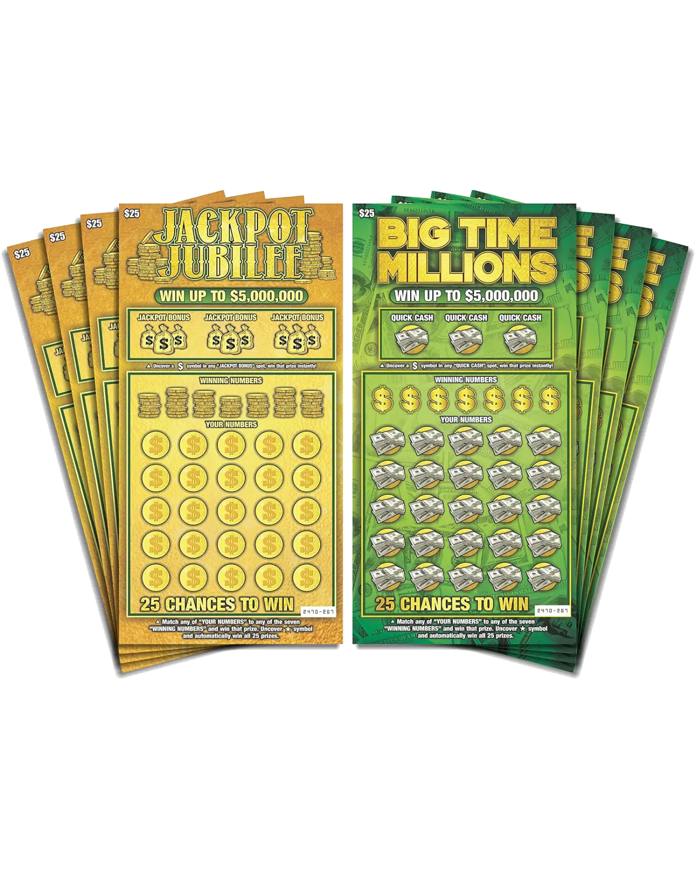 Realistic Fake Lottery Tickets (8-Pack) – Win $50,000 & Break Hearts