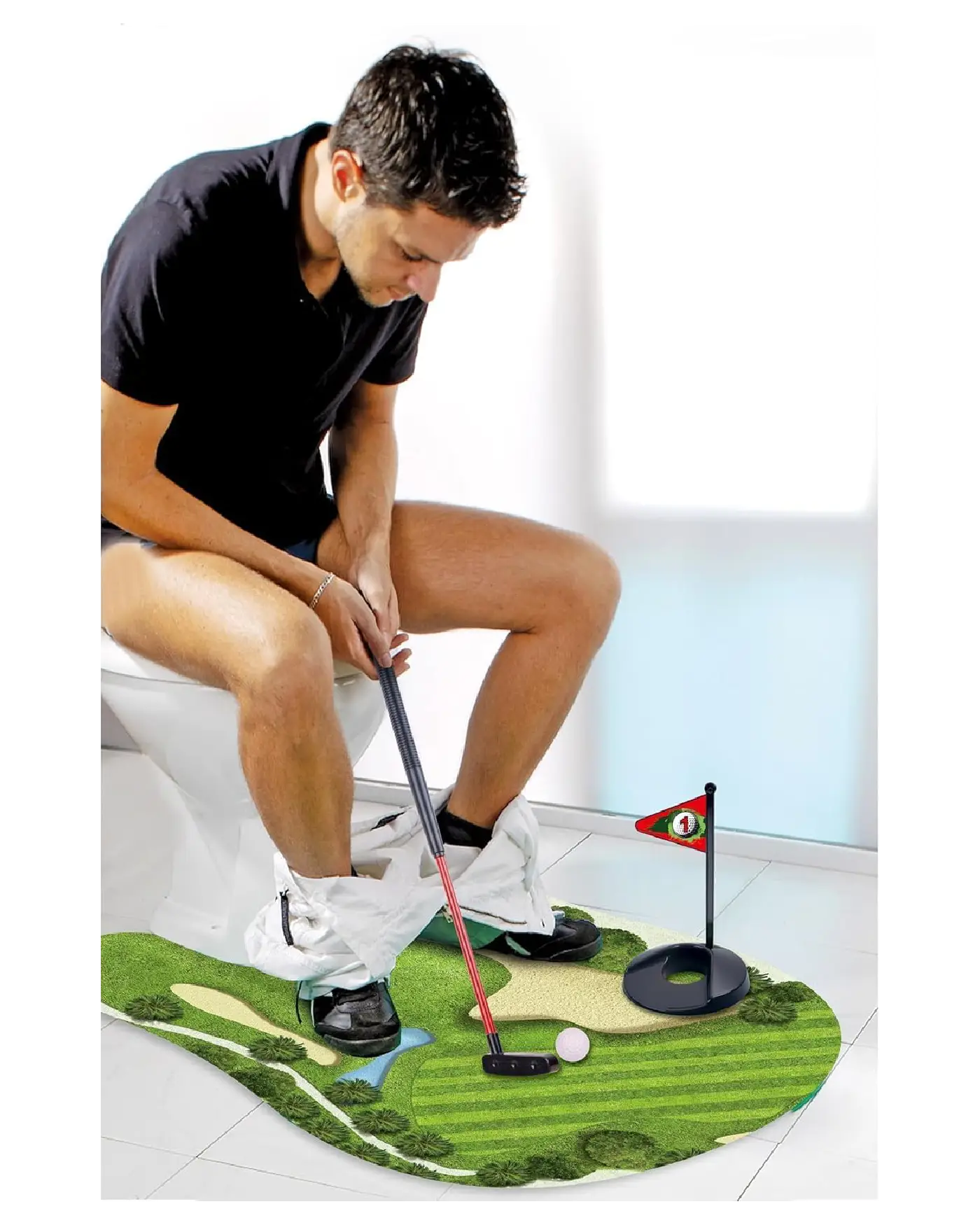 Toilet Golf Practice Game